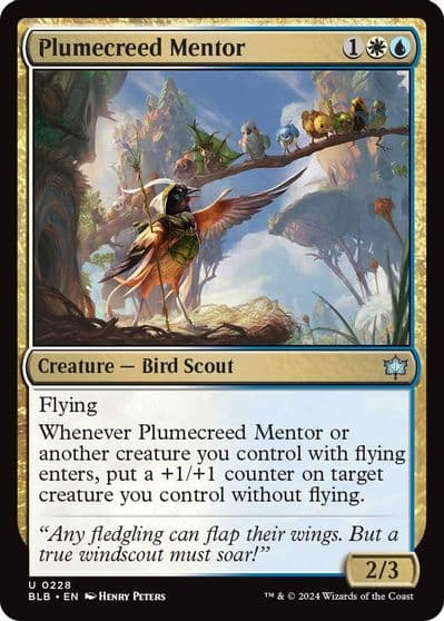 Plumecreed Mentor Bloomburrow Magic card