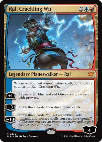 Ral Crackling Wit Bloomburrow Magic card