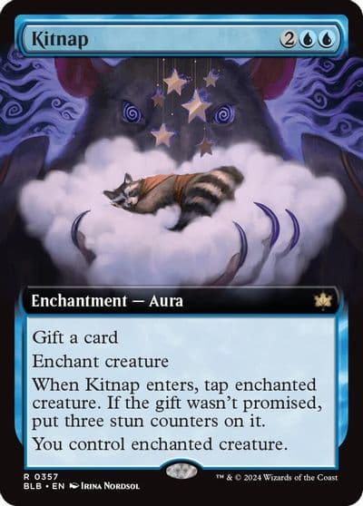 Kitnap Extended Art Bloomburrow Magic card