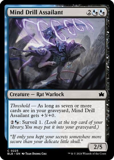 Mind Drill Assailant Bloomburrow Magic card