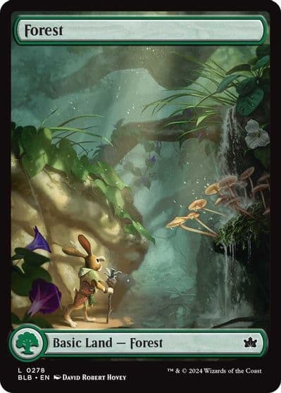 Forest 0278 Bloomburrow Magic card