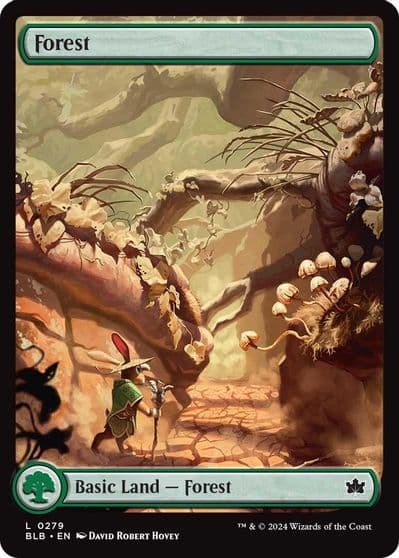 Forest 0279 Bloomburrow Magic card