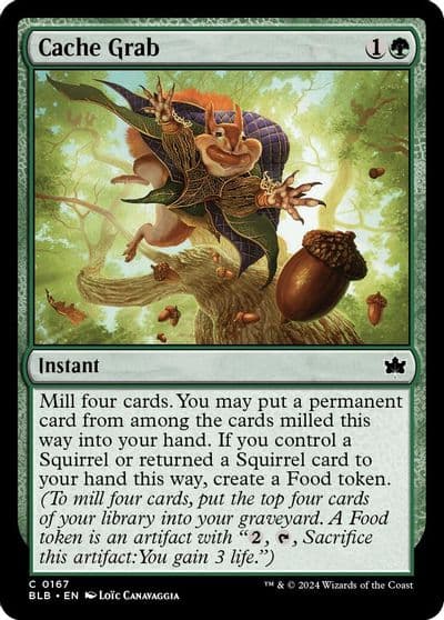 Cache Grab Bloomburrow Magic card