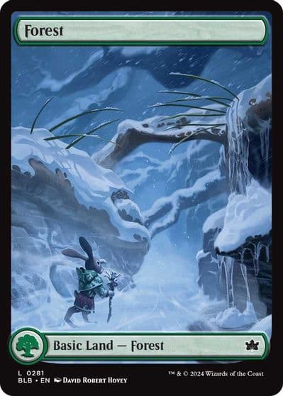 Forest 0281 Bloomburrow Magic card