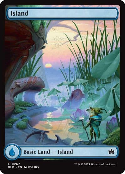Island 0267 Bloomburrow Magic card