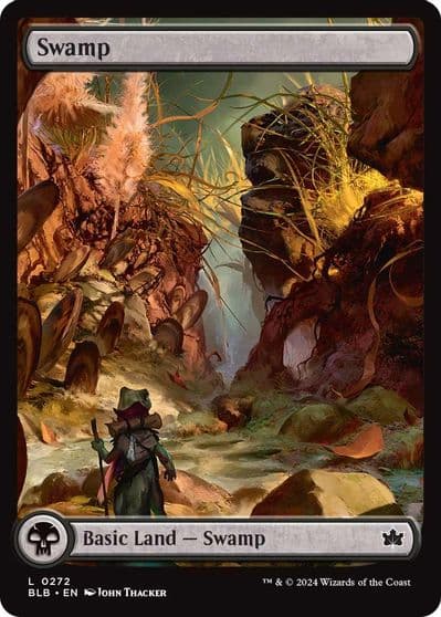 Swamp 0272 Bloomburrow Magic card