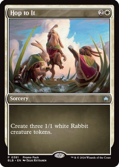 Hop to It Promo Pack: Bloomburrow Magic card