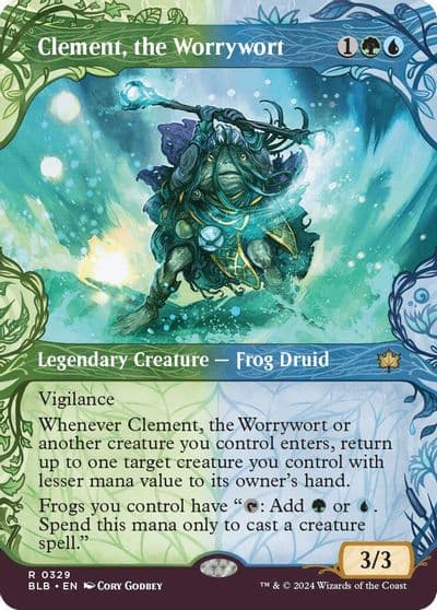 Clement the Worrywort Showcase Bloomburrow Magic card