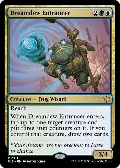 Dreamdew Entrancer Bloomburrow Magic card
