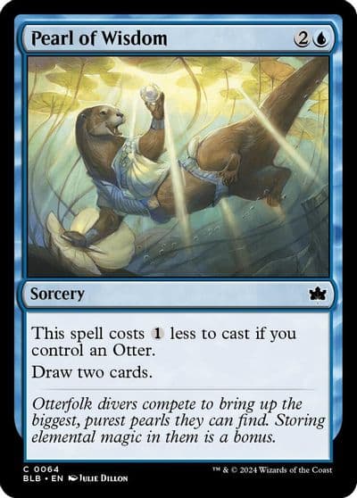 Pearl of Wisdom Bloomburrow Magic card