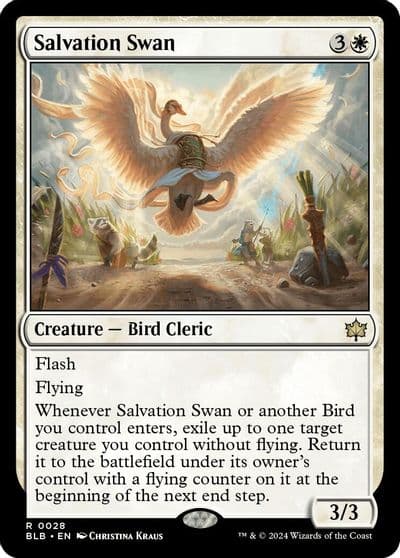 Salvation Swan Bloomburrow Magic card