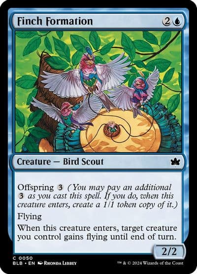 Finch Formation Bloomburrow Magic card