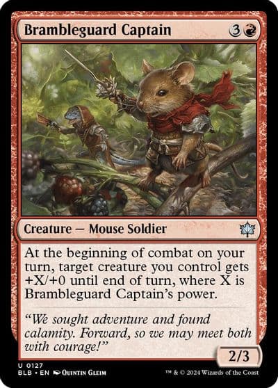 Brambleguard Captain Bloomburrow Magic card