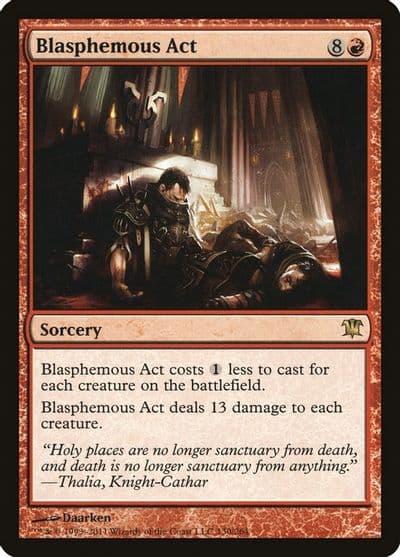 Blasphemous Act Innistrad Magic card