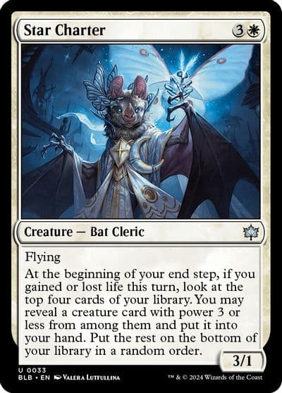 Star Charter Bloomburrow Magic card