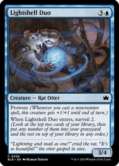 Lightshell Duo Bloomburrow Magic card