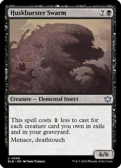 Huskburster Swarm Bloomburrow Magic card