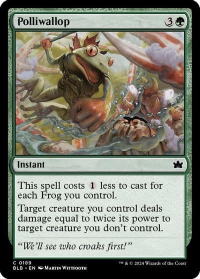 Polliwallop Bloomburrow Magic card