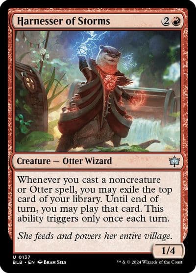 Harnesser of Storms Bloomburrow Magic card