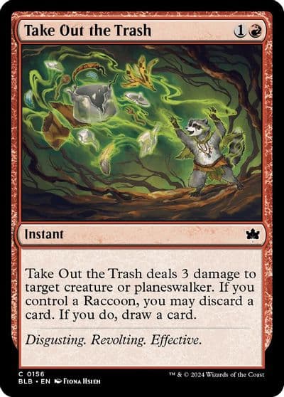 Take Out the Trash Bloomburrow Magic card