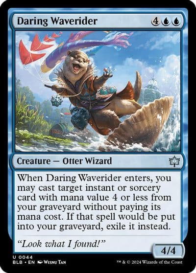 Daring Waverider Bloomburrow Magic card