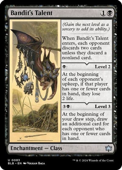 Bandits Talent Bloomburrow Magic card