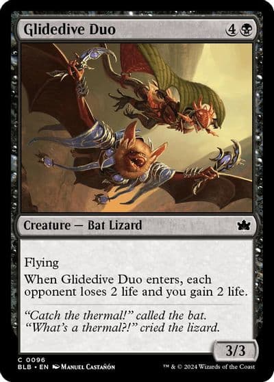 Glidedive Duo Bloomburrow Magic card