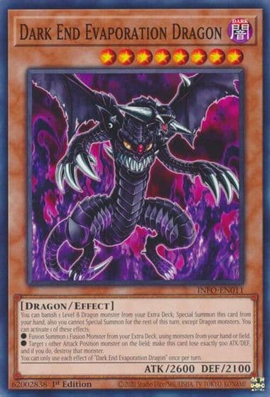 Dark End Evaporation Dragon The Infinite Forbidden Yu-Gi-Oh! card
