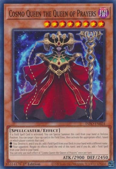 Cosmo Queen the Queen of Prayers The Infinite Forbidden Yu-Gi-Oh! card