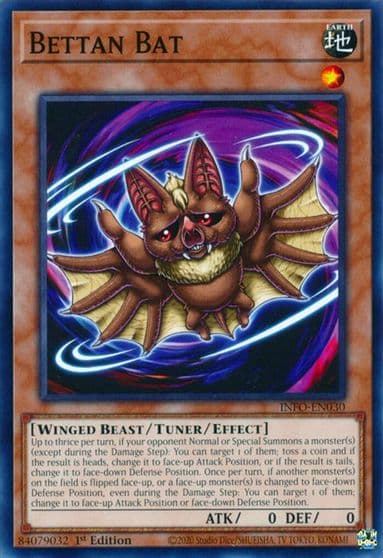 Bettan Bat The Infinite Forbidden Yu-Gi-Oh! card