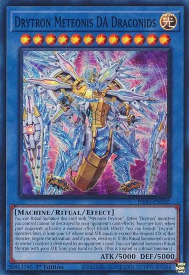 Drytron Meteonis DA Draconids The Infinite Forbidden Yu-Gi-Oh! card