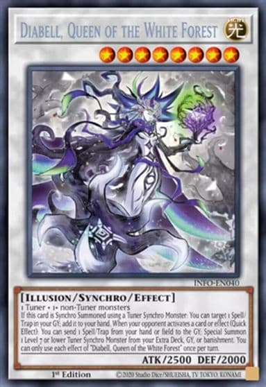 Diabell Queen of the White Forest The Infinite Forbidden Yu-Gi-Oh! card