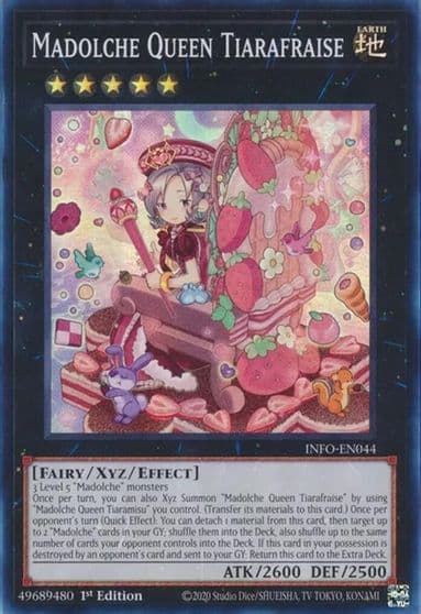 Madolche Queen Tiarafraise The Infinite Forbidden Yu-Gi-Oh! card