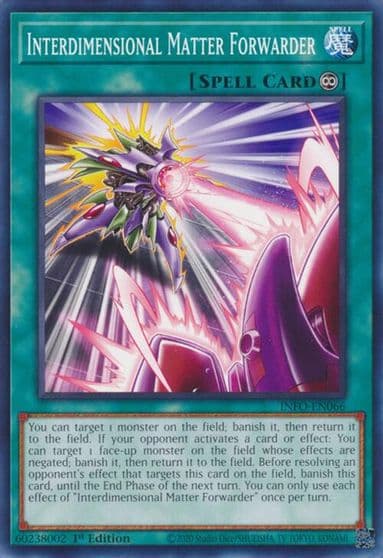 Interdimensional Matter Forwarder The Infinite Forbidden Yu-Gi-Oh! card