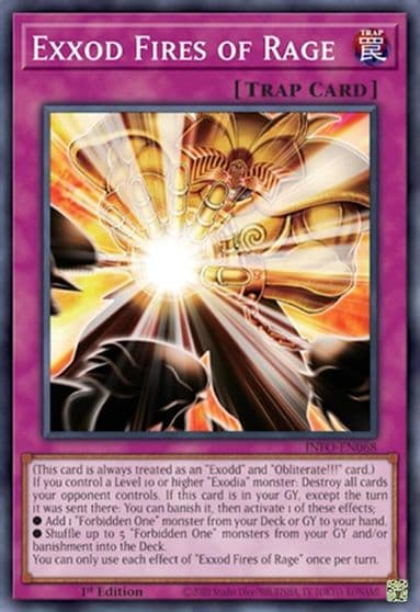 Exxod Fires of Rage The Infinite Forbidden Yu-Gi-Oh! card