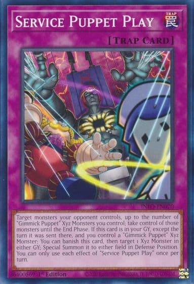 Service Puppet Play The Infinite Forbidden Yu-Gi-Oh! card