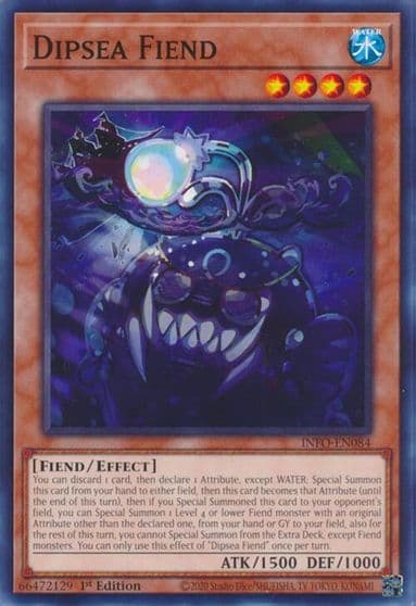 Dipsea Fiend The Infinite Forbidden Yu-Gi-Oh! card
