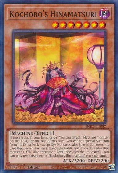 Kochobos Hinamatsuri The Infinite Forbidden Yu-Gi-Oh! card