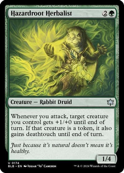 Hazardroot Herbalist Bloomburrow Magic card