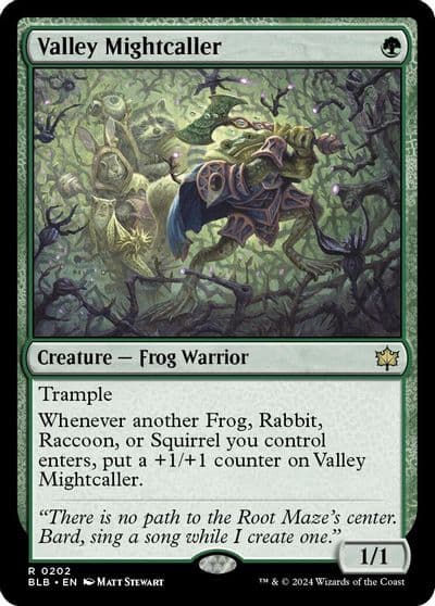 Valley Mightcaller Bloomburrow Magic card