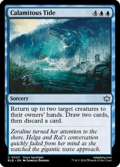Calamitous Tide Bloomburrow Magic card