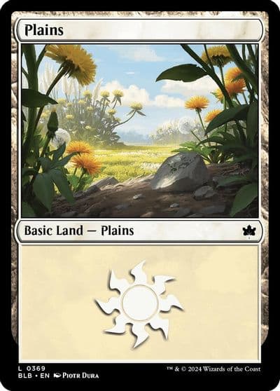 Plains 0369 Bloomburrow Magic card