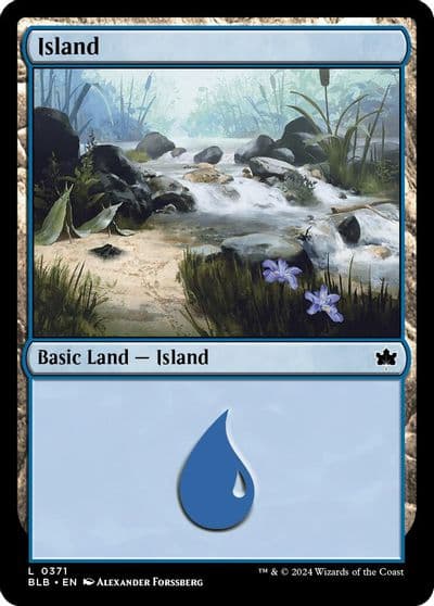 Island 0371 Bloomburrow Magic card