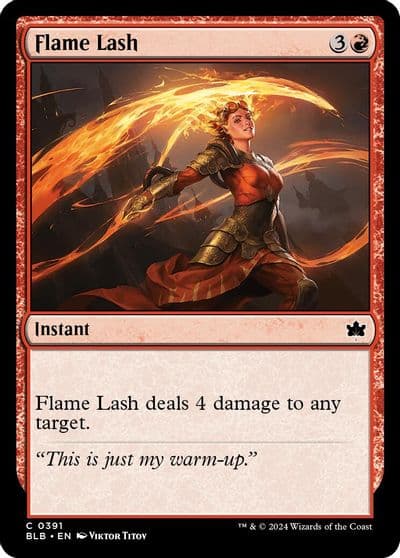 Flame Lash Bloomburrow Magic card