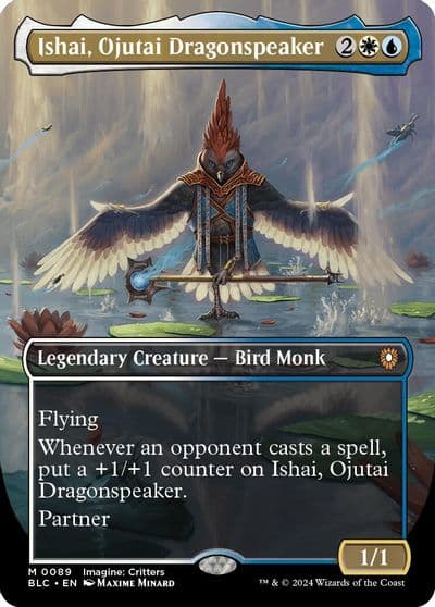 Ishai Ojutai Dragonspeaker Borderless Commander: Bloomburrow Magic card