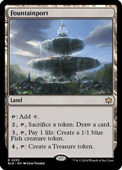 Fountainport Bloomburrow Magic card