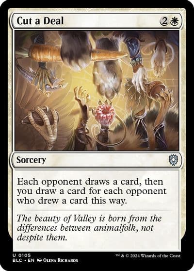 Cut a Deal Commander: Bloomburrow Magic card