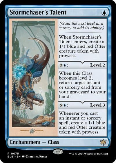 Stormchasers Talent Bloomburrow Magic card