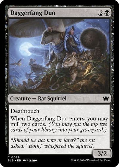 Daggerfang Duo Bloomburrow Magic card