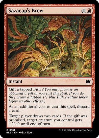 Sazacaps Brew Bloomburrow Magic card